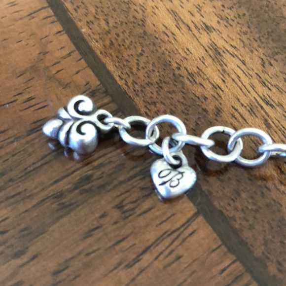 Brighton "GENEVA HEARTS" Filigree Open Scrollwork bracelet! Silver Plated & Rare - Picture 4 of 12